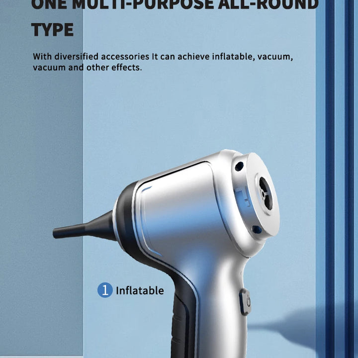 Portable Wireless Car Vacuum – 4-in-1 Handheld Cleaner for Home & Auto