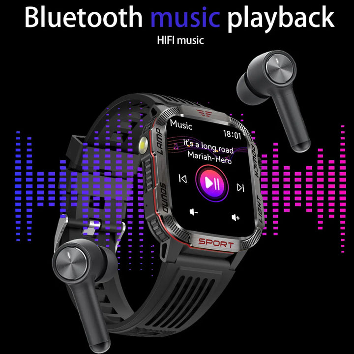 Men´s pro smartwatch-waterproof design with fitness & cal features