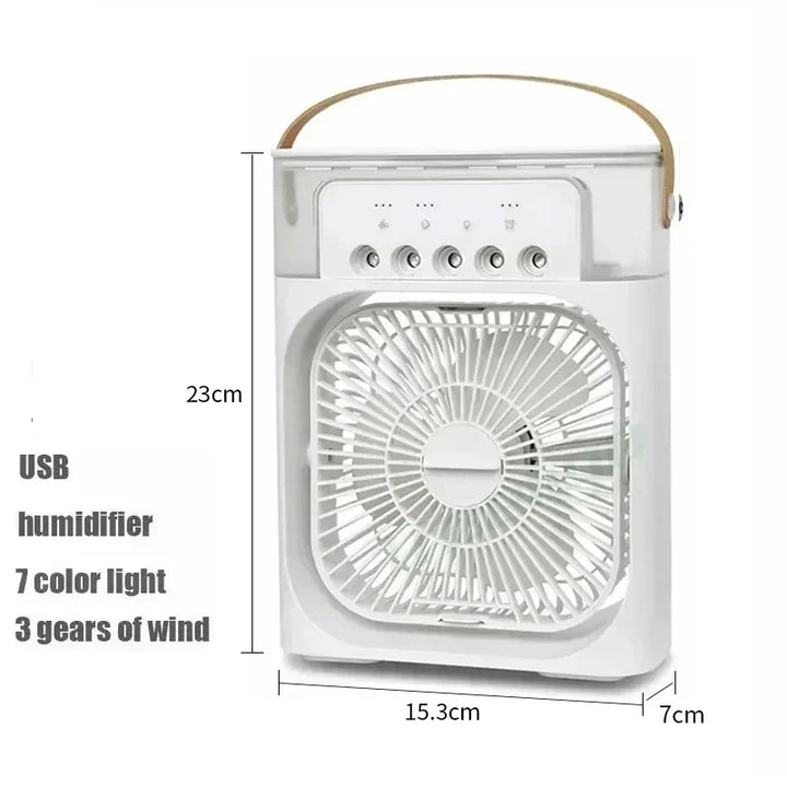 Compact Air Cooler – 3-in-1 Cooling, Humidifying & Night Light