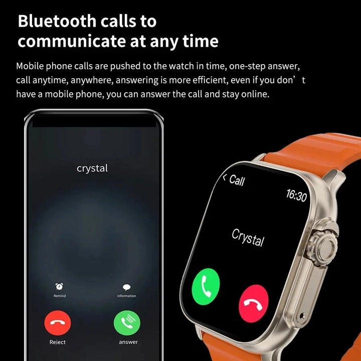 T900 Ultra 2 Pro Smartwatch – 49mm Display, Bluetooth Calls & NFC