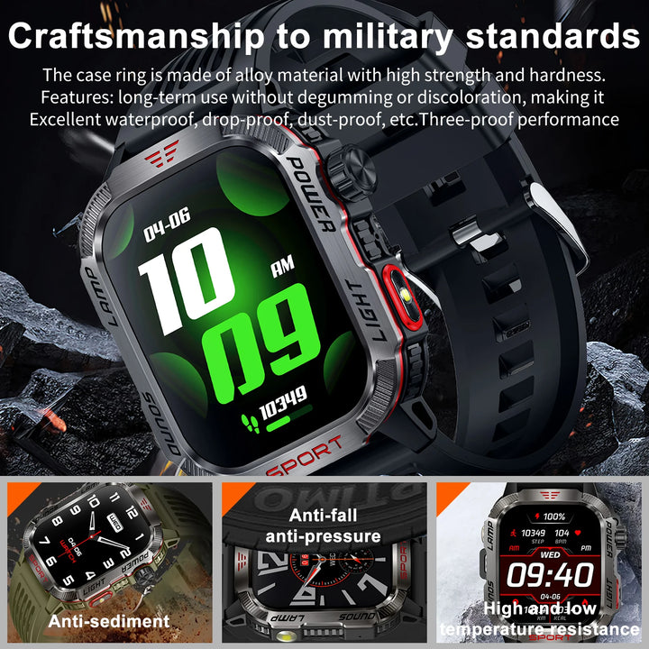 Men´s pro smartwatch-waterproof design with fitness & cal features