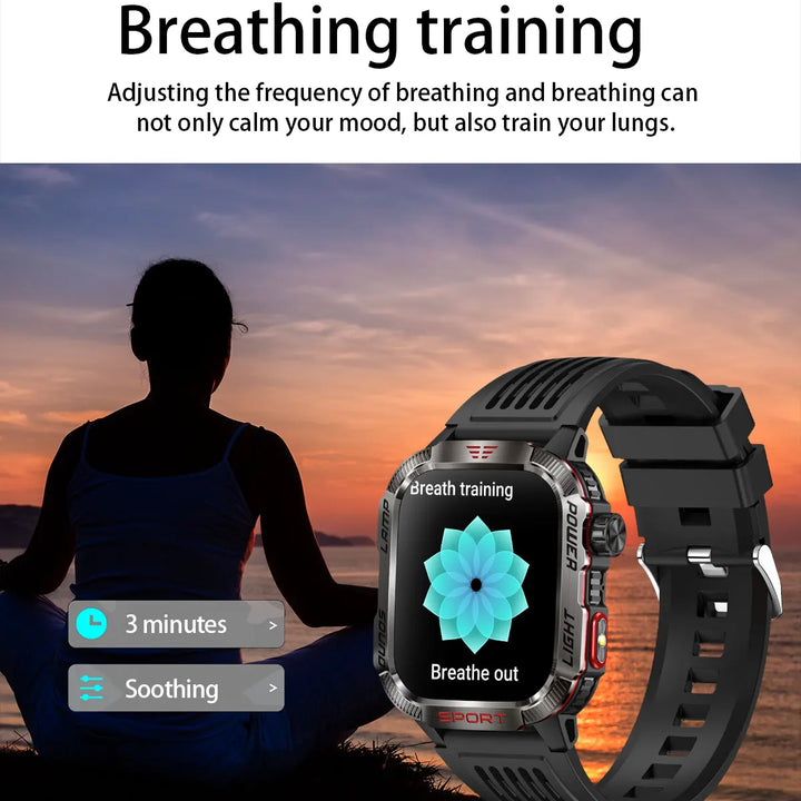 Men´s pro smartwatch-waterproof design with fitness & cal features
