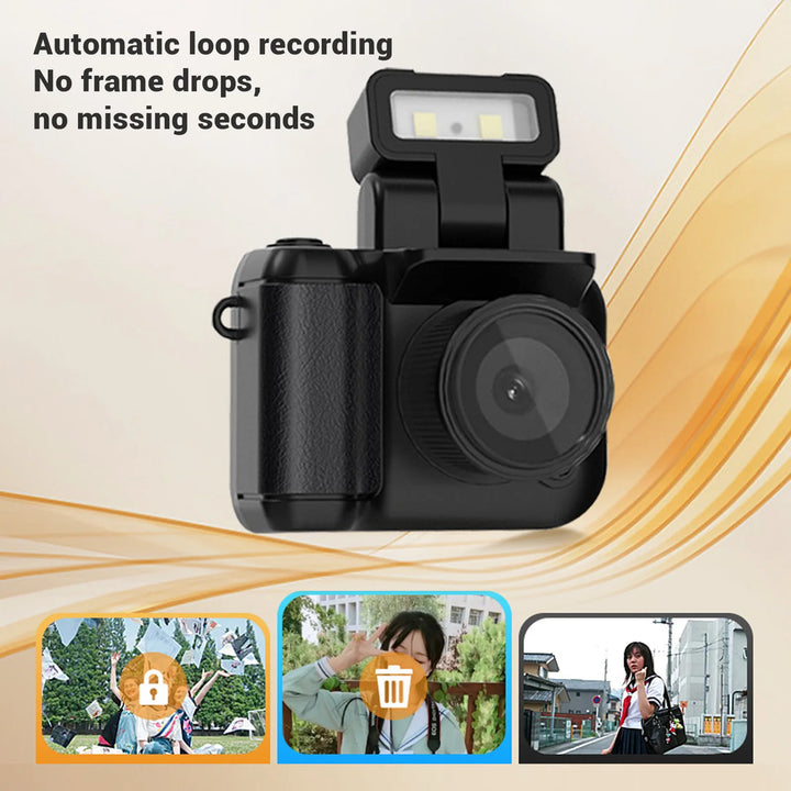 Mini Video Camera – 1080P HD, 2MP Lens, Portable & Easy to Use