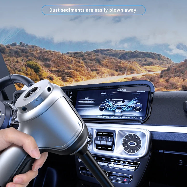 Portable Wireless Car Vacuum – 4-in-1 Handheld Cleaner for Home & Auto