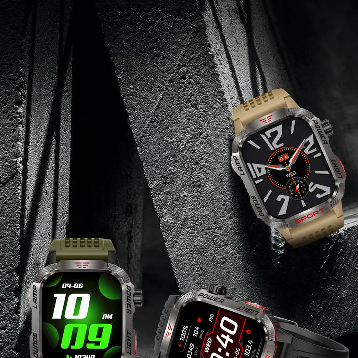 Men´s pro smartwatch-waterproof design with fitness & cal features