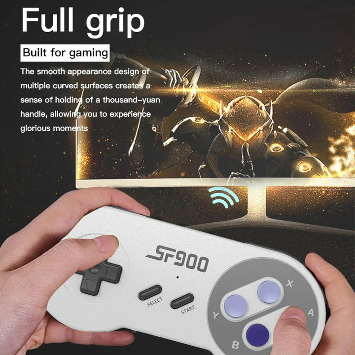 SF900 Retro Console – HDMI Plug & Play with 5000 Games & Wireless Controllers