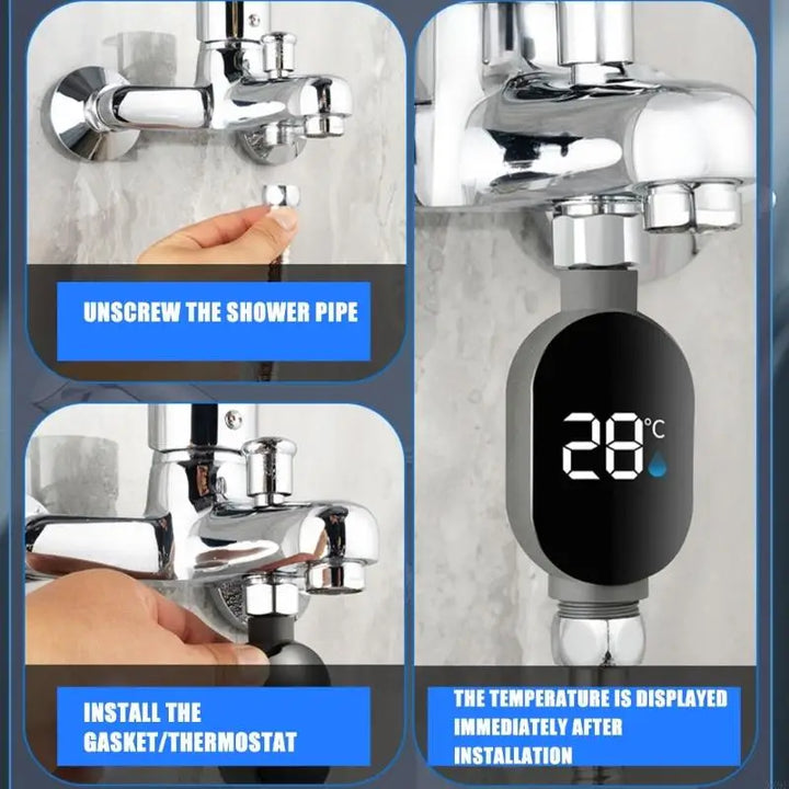 Shower Head Thermometer – Essential Bath Tool for Infant Skin Protection