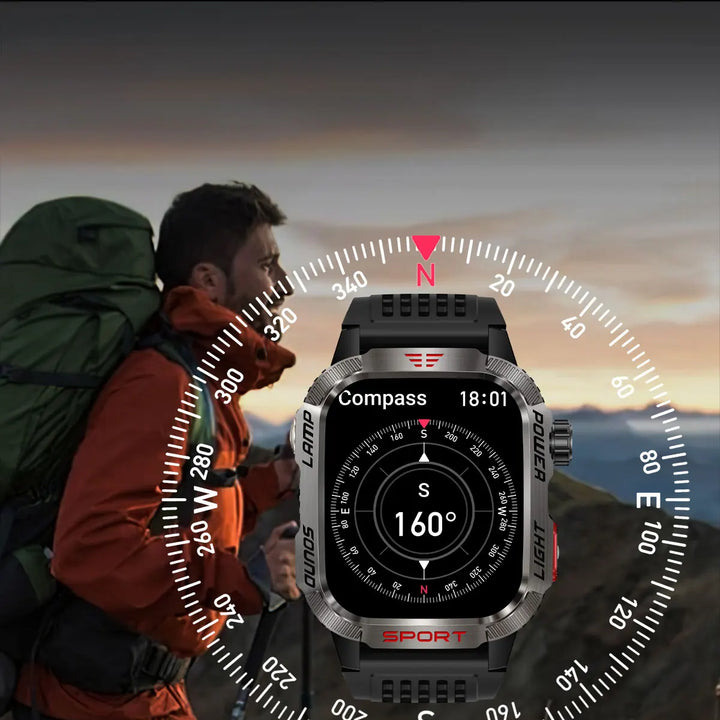 Men´s pro smartwatch-waterproof design with fitness & cal features