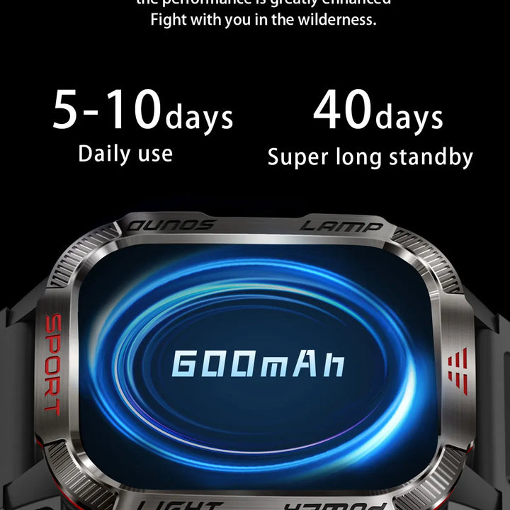 Men´s pro smartwatch-waterproof design with fitness & cal features