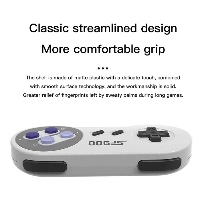 SF900 Retro Console – HDMI Plug & Play with 5000 Games & Wireless Controllers