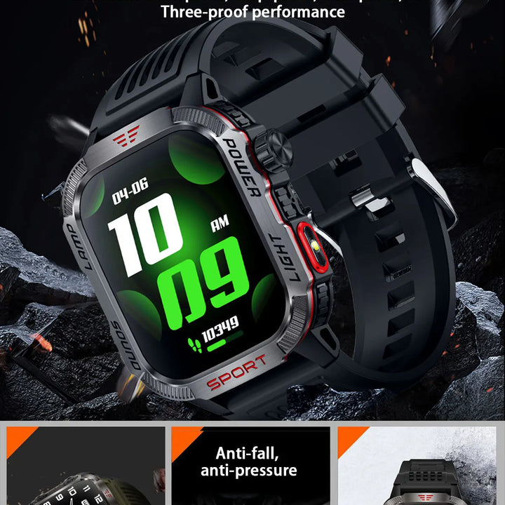 Men´s pro smartwatch-waterproof design with fitness & cal features