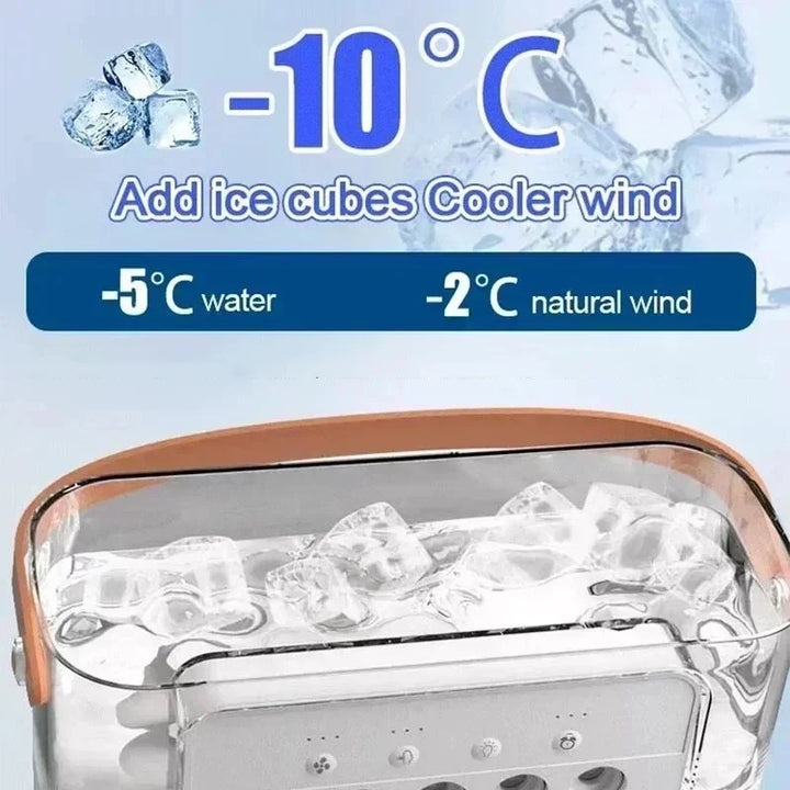 Compact Air Cooler – 3-in-1 Cooling, Humidifying & Night Light