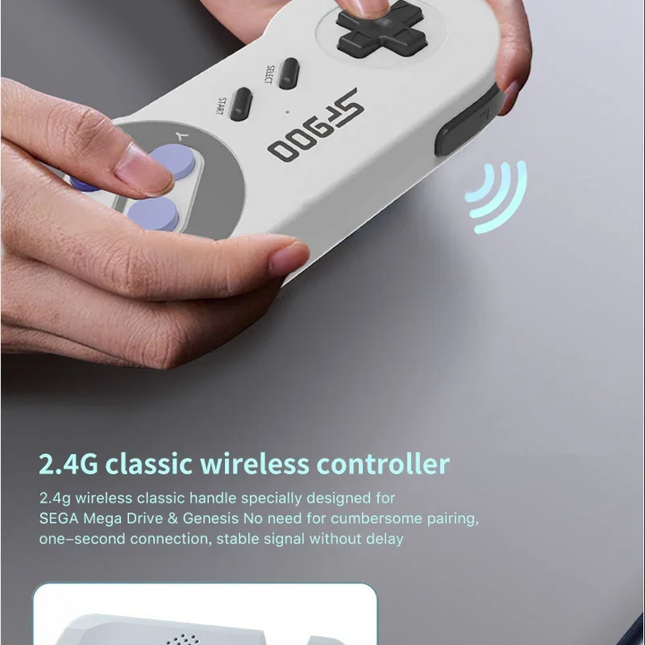 SF900 Retro Console – HDMI Plug & Play with 5000 Games & Wireless Controllers