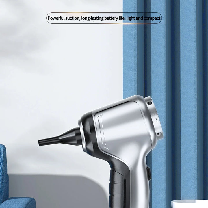 Portable Wireless Car Vacuum – 4-in-1 Handheld Cleaner for Home & Auto
