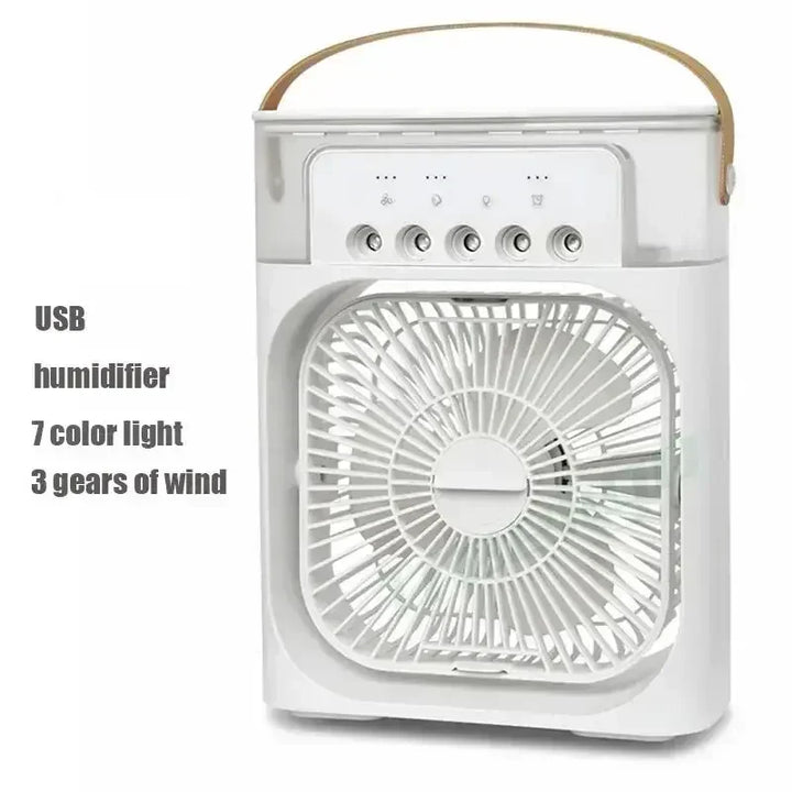 Compact Air Cooler – 3-in-1 Cooling, Humidifying & Night Light