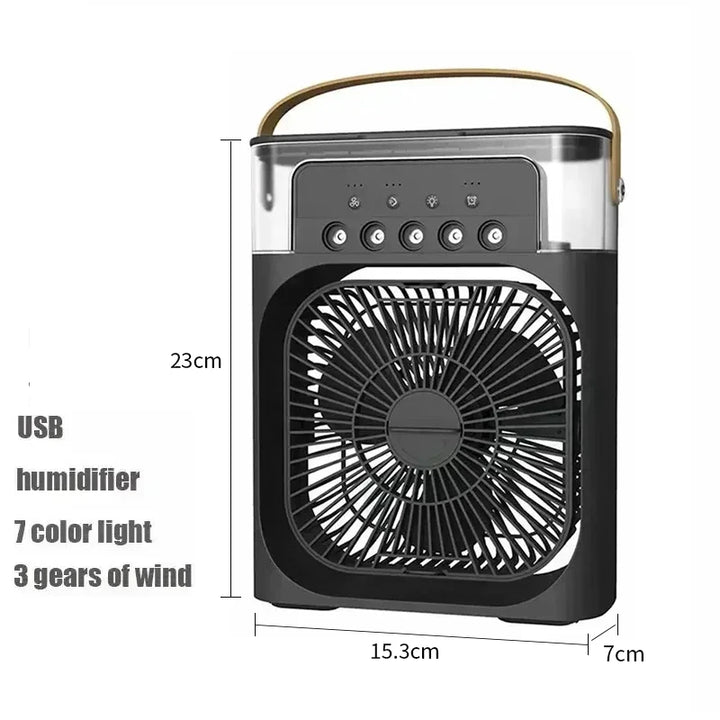Compact Air Cooler – 3-in-1 Cooling, Humidifying & Night Light