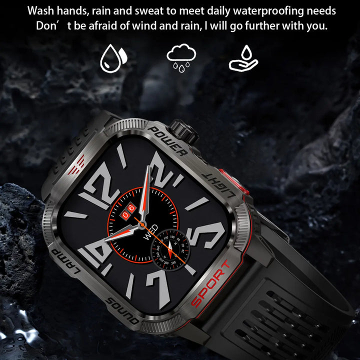 Men´s pro smartwatch-waterproof design with fitness & cal features