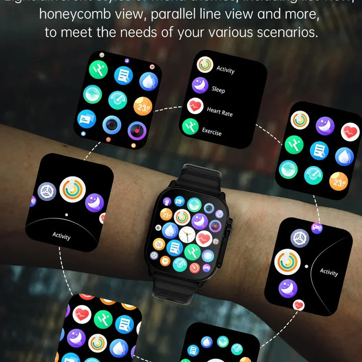 T900 Ultra 2 Pro Smartwatch – 49mm Display, Bluetooth Calls & NFC