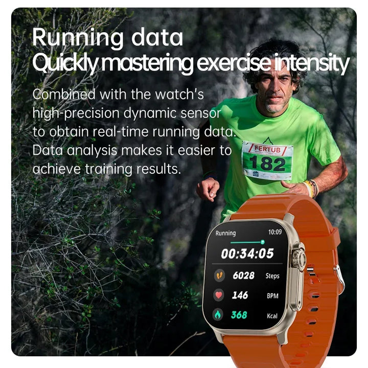 T900 Ultra 2 Pro Smartwatch – 49mm Display, Bluetooth Calls & NFC